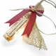 Χριστουγεννιάτικο wishing bottle με προσωποποιημένο μήνυμα και λαμπάκια LED