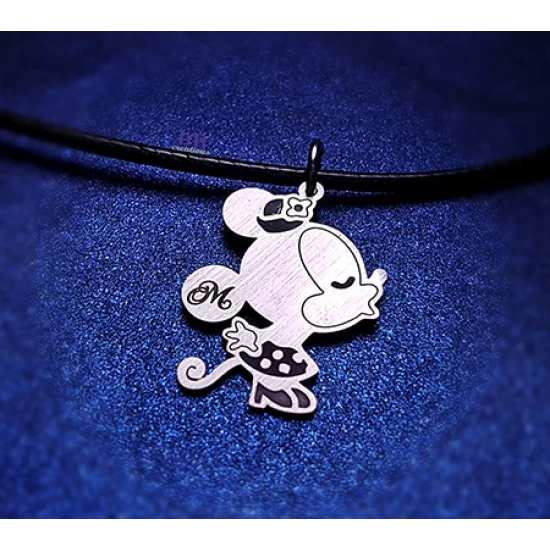 Minnie and Mickey lovers silver jewelry