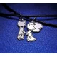 Silver jewelry for couples boy girl mini