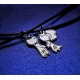 Silver jewelry for couples boy girl mini