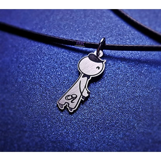 Silver jewelry for couples boy girl mini
