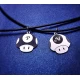 Silver jewelry for mini mushroom lovers
