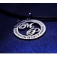 Ασημένιο κόσμημα για ερωτευμένους με αρχικά και μήνυμα της επιλογής σου