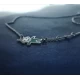Silver boy pendant with enamel