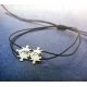 Silver bracelet with 2 puzzle pieces (1pc)