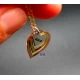 Silver pendant with three hearts and engraving of your choice.