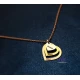 Silver pendant with three hearts and engraving of your choice.