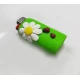 Handmade lighter case with daisy and ladybugs