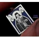 Silver icon pendant with the Saint of your choice and enamel