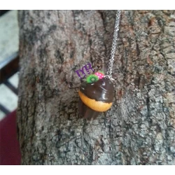 Handmade Mini Cupcake necklace