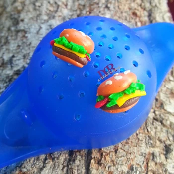 Χειροποίητα σκουλαρίκια burger από πολυμερικό πηλό