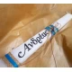 Handmade placket Easter candle with name - text of your choice C08