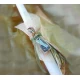 Handmade Easter candle with your own wish in a bottle