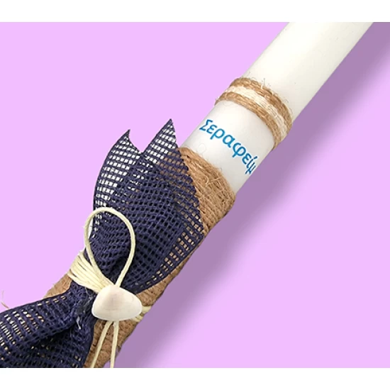 Handmade Easter candle with a name of your choice