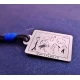 Silver keyring with your child's first drawing