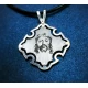 Baptistic Byzantine cross with two faces