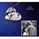 Silver heart with your photo engraved on it