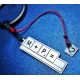 Original silver Scrabble keychain with your initials