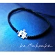 Set of four bracelets with a puzzle piece and your own engraving