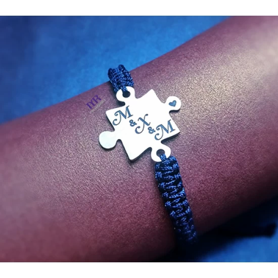 Single Piece Puzzle Bracelet