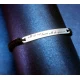 Silver bracelet with a message of your choice