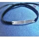 Silver bracelet with a message of your choice