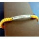 Silver bracelet with a message of your choice