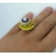 Handmade cinnamon cookie coffee cup ring