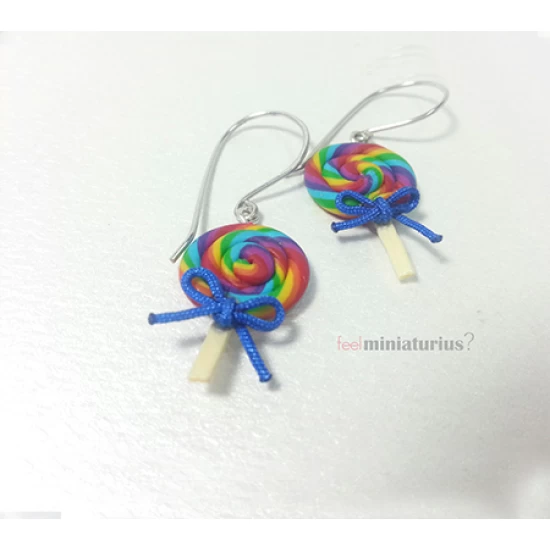 Handmade Lollipop Earrings!