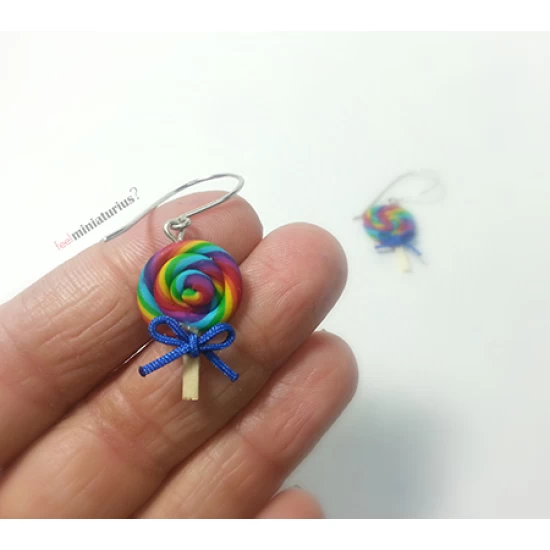 Handmade Lollipop Earrings!