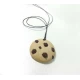 Handmade necklace with dried cookie