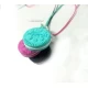 Handmade necklace with stuffed cookie!