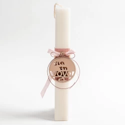 Scented Easter candle for Godmother