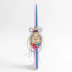 Easter candle Happy Easter Godfather and Godmother