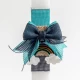 Handmade Easter candle with Rainbow key chain