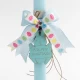 Easter candle blue bunny my first Resurrection