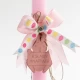 Easter candle pink bunny my first Resurrection