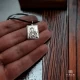 Ασημένιο κόσμημα μενταγιόν με την εικόνα της Παναγίας της Επτάσπαθης